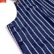 COOKMAN FISHERMAN'S BIB OVERALL STRIPE NAVY