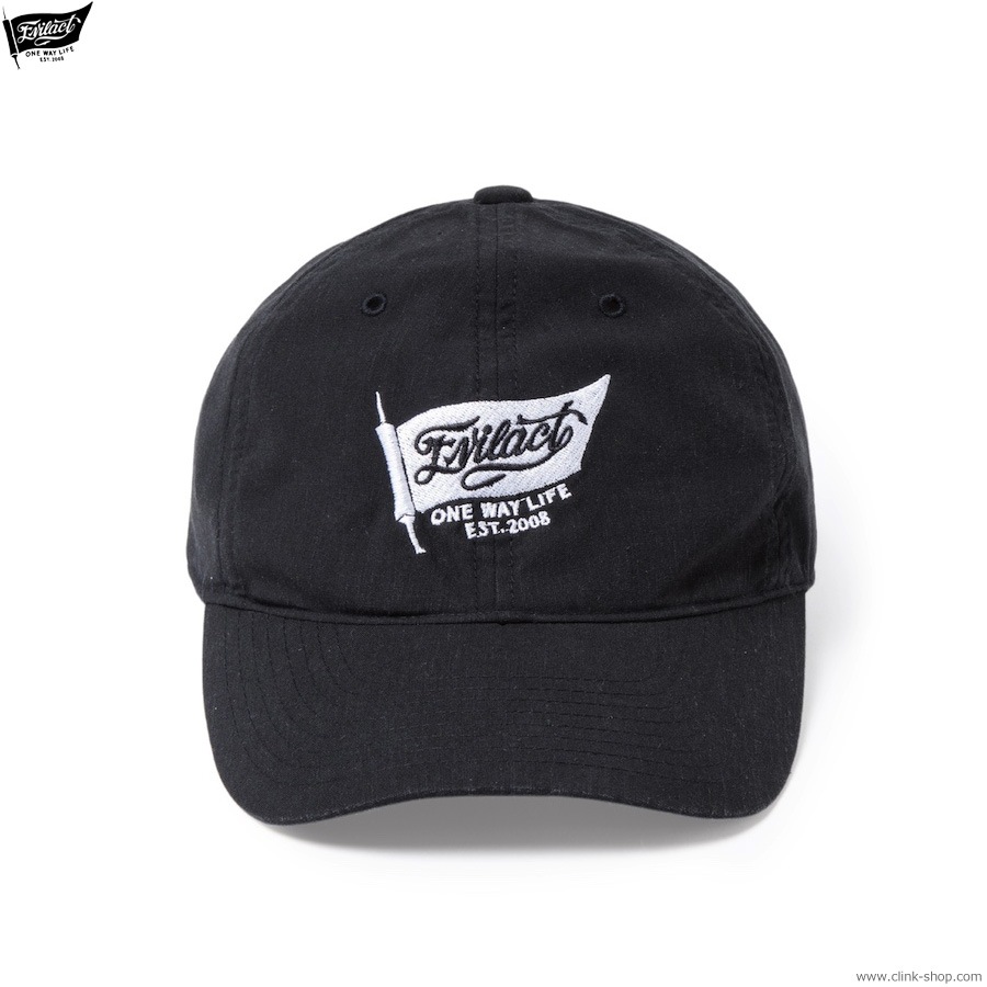 EVILACT 6PANEL CAP (BLACK) [EA-WFRSS-C04]