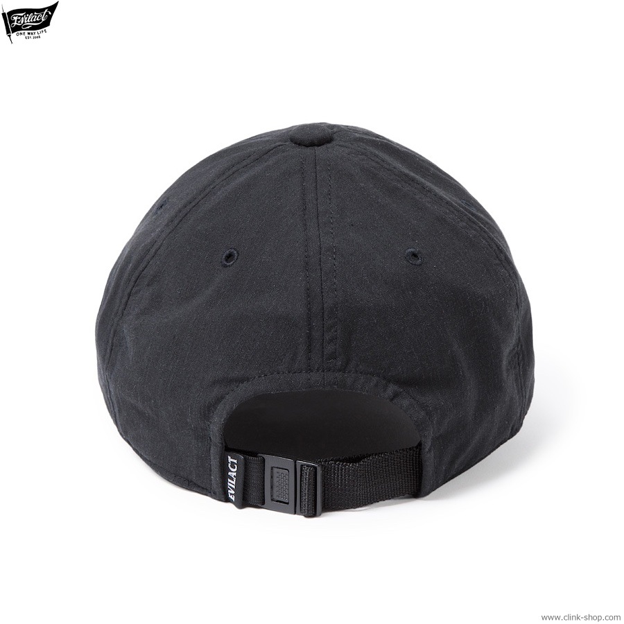 EVILACT 6PANEL CAP (BLACK) [EA-WFRSS-C04]