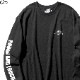 CLUCT ROUGH AND TOUGH [RUSSELL L/S TEE] (BLACK)