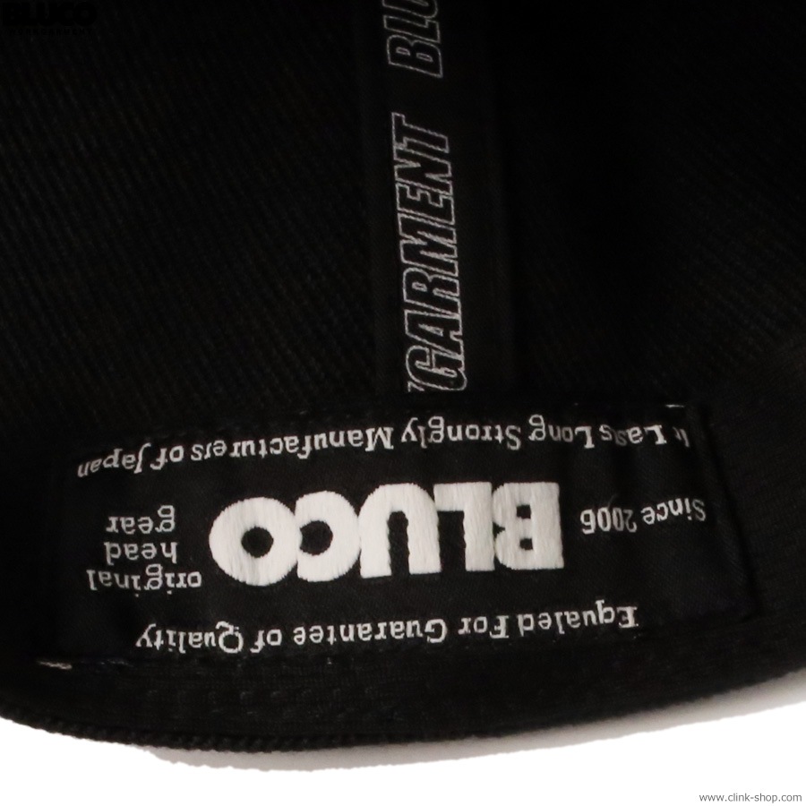 BLUCO 6-PANEL CAP -Champ- (BLACK) [155-61-036]