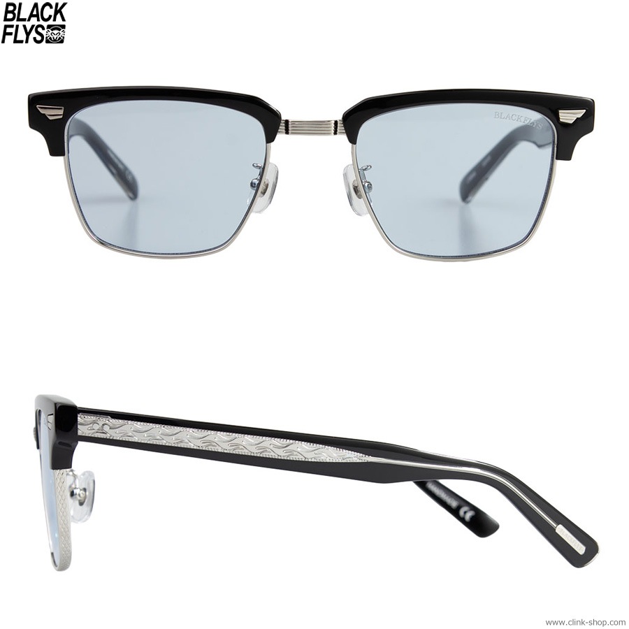 BLACK FLYS FLY THEODORE [BLACK-SILVER/LIGHT BLUE PHOTOCHROMIC]