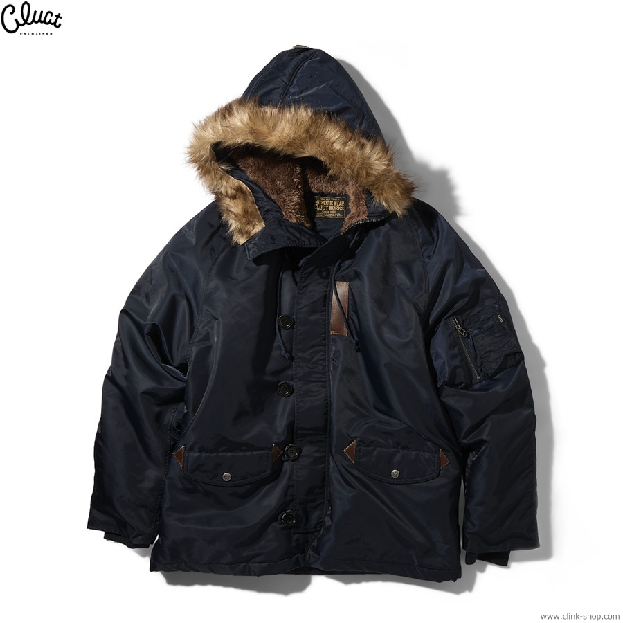 SALE 10��OFF CLUCT HORIZON [N3B JACKET] (NAVY) #05101