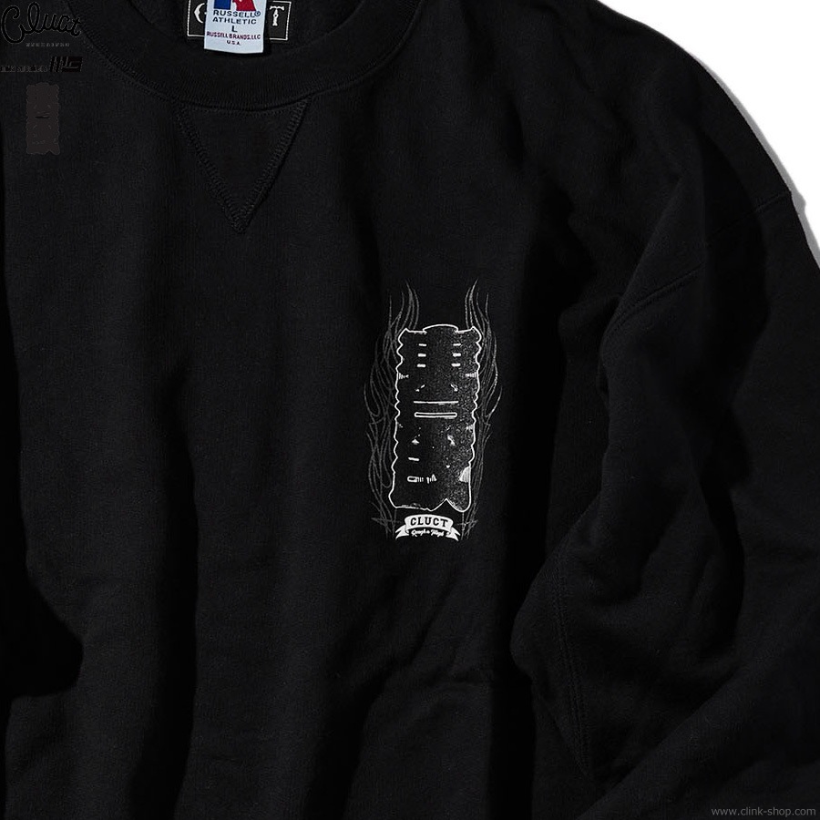 CLUCT �� mita sneakers �� ����� [CREW SWEAT] (BLACK) 05160