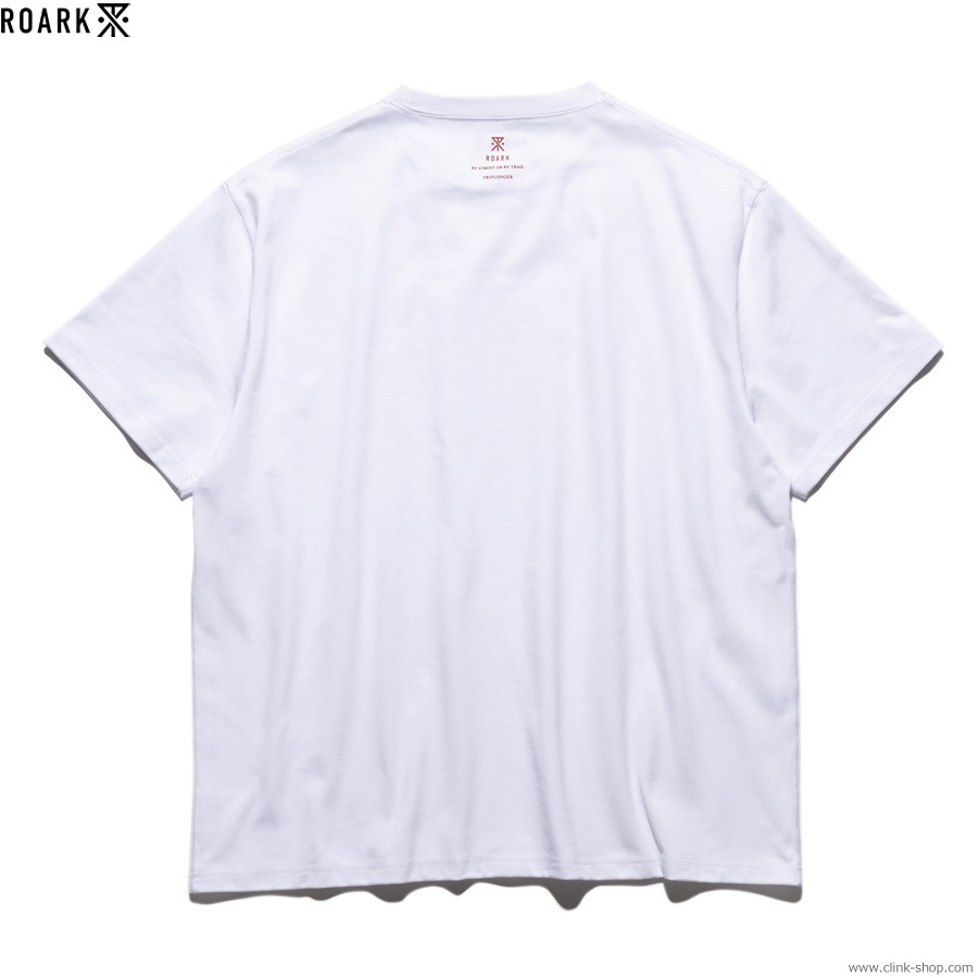 ROARK "MEDIEVAL LOGO" 14oz H/W TEE (WHITE)