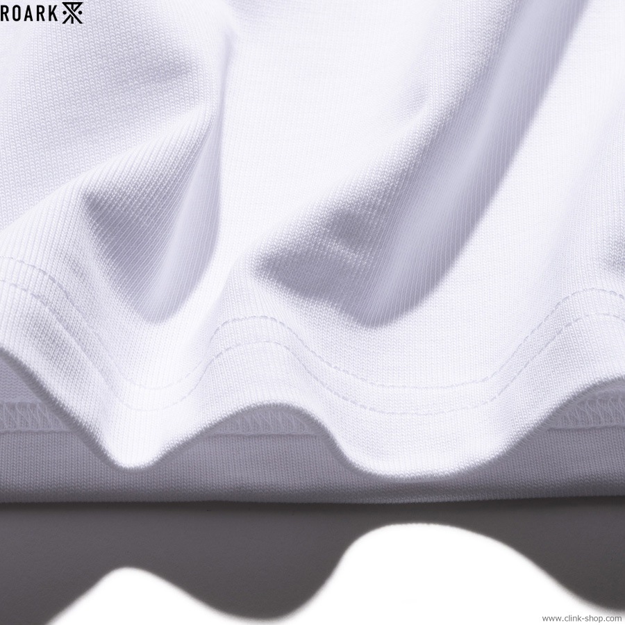 ROARK "MEDIEVAL LOGO" 14oz H/W TEE (WHITE)