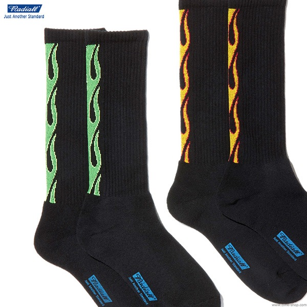 RADIALL 2PAC SOX-FLAMES (BLACK)