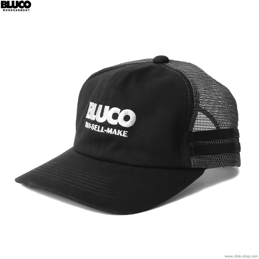 BLUCO MESH CAP -Logo- (BLK-GRY) [1406-3A04]