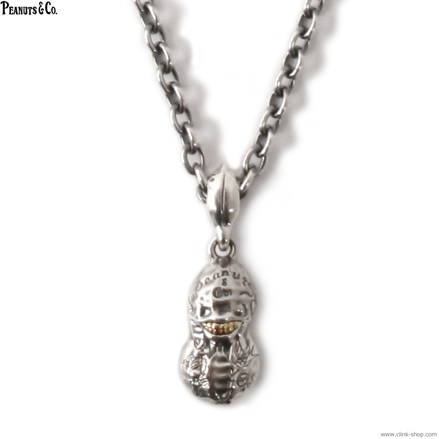 PEANUTS & CO. SMALL NORMAL TATOO PEANUTS + CHAIN 50cm ROUND (SILVER��K10YGOLD)