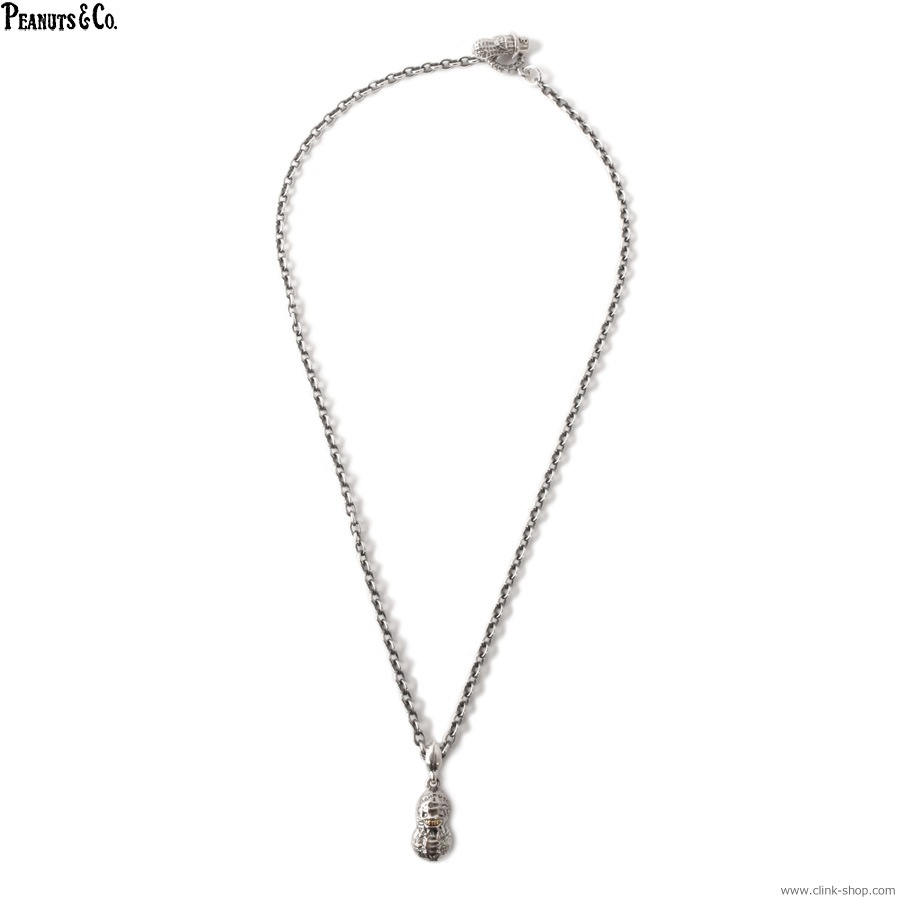 PEANUTS & CO. SMALL NORMAL TATOO PEANUTS + CHAIN 50cm ROUND (SILVER��K10YGOLD)