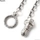 PEANUTS & CO. SMALL NORMAL TATOO PEANUTS + CHAIN 50cm ROUND (SILVER��K10YGOLD)