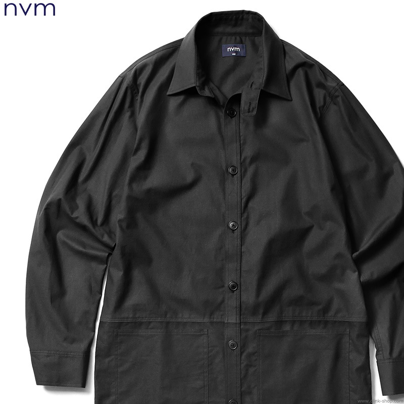 SALE 70��OFF NVM SHIRTS COAT (BLACK) [NVM18S-JK01]