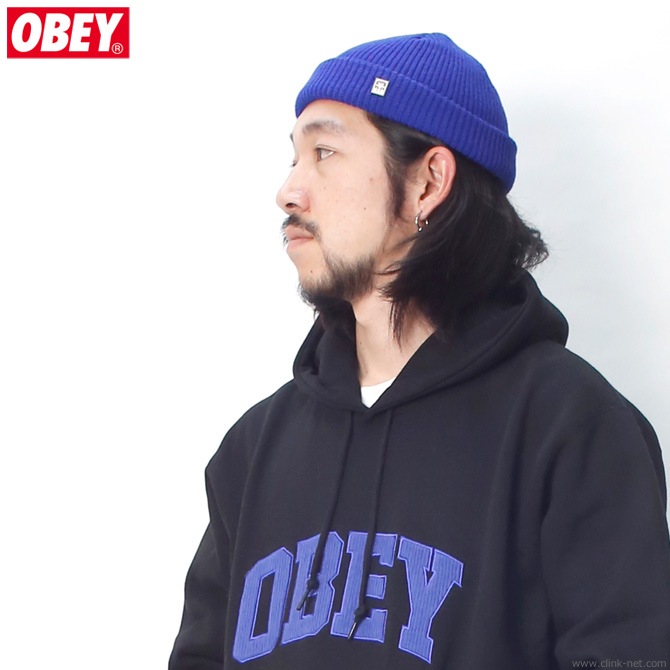 CLINK｜OBEY MICRO BEANIE (ROYAL)｜東京・吉祥寺｜SOFTMACHINE・BLUCO