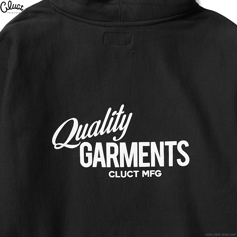 CLUCT QUALITY GARMENTS [HOODIE] (BLACK) #04316