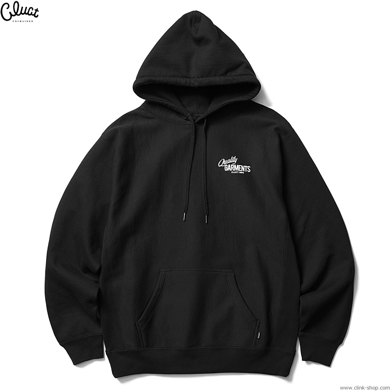 CLUCT QUALITY GARMENTS [HOODIE] (BLACK) #04316