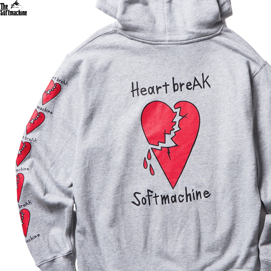 SOFTMACHINE HEARTBREAK HOODED (GRAY)