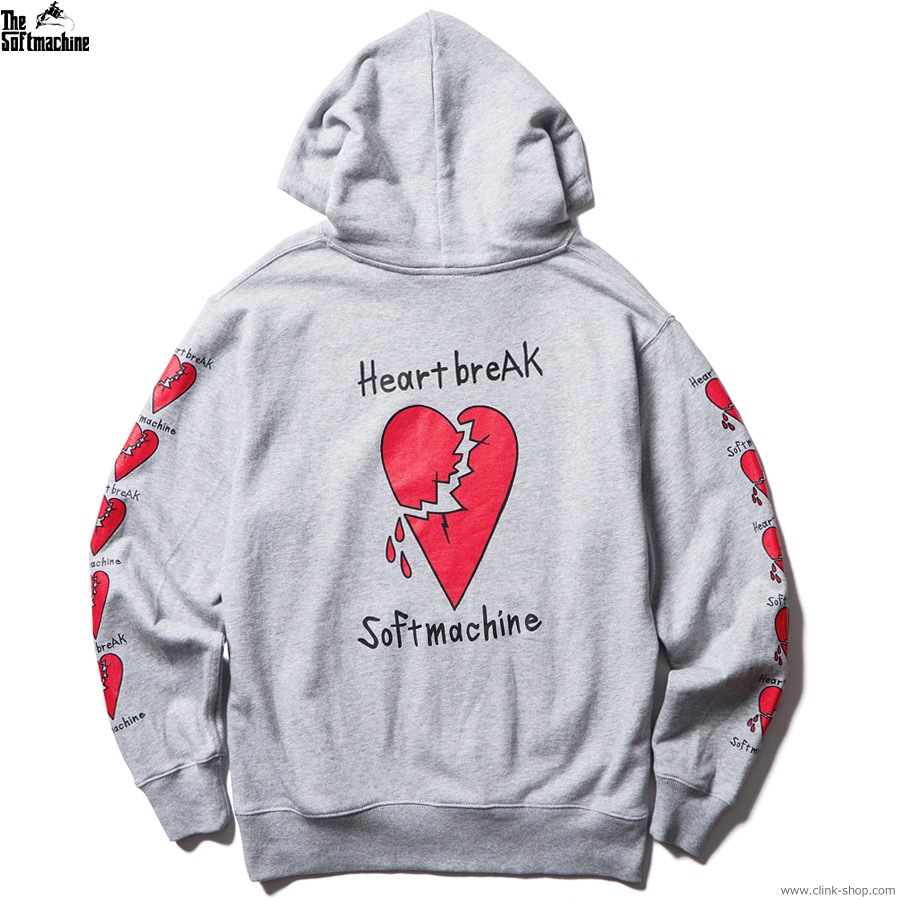 CLINK｜SALE 40%OFF SOFTMACHINE HEARTBREAK HOODED (GRAY