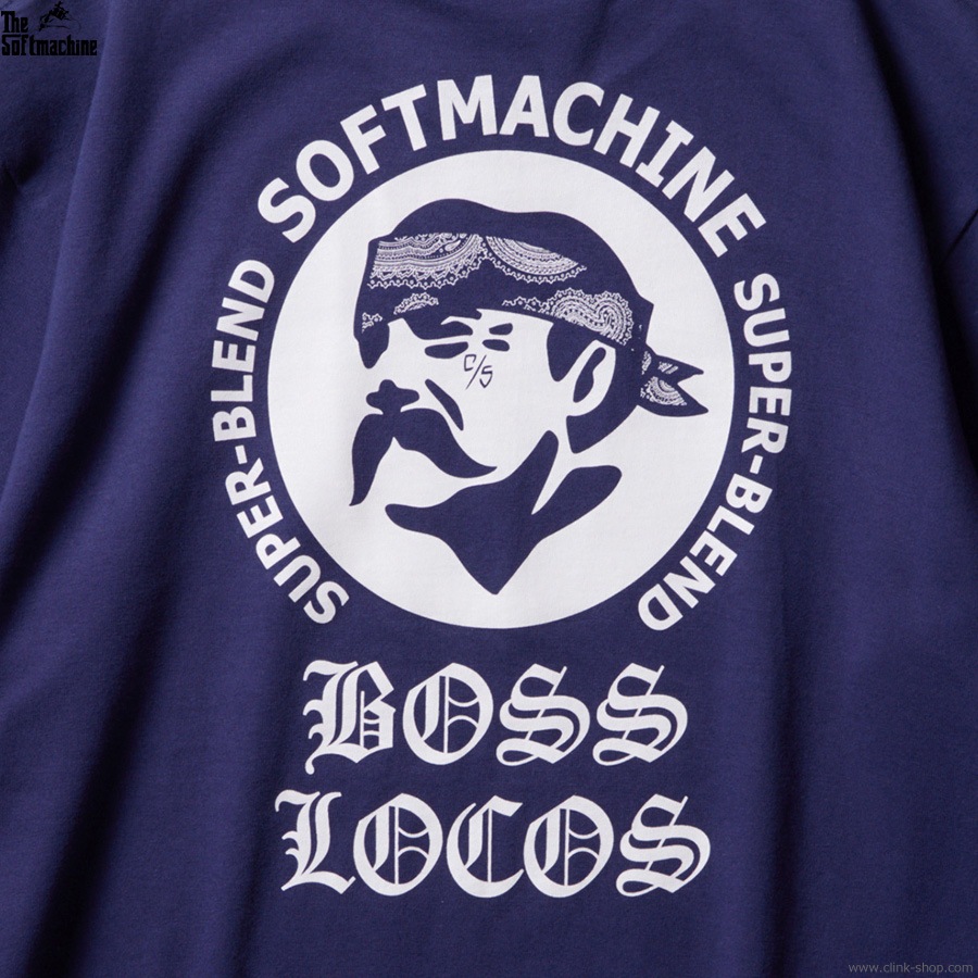 SALE 20��OFF SOFTMACHINE BOSS LOCOS-T (NAVY)