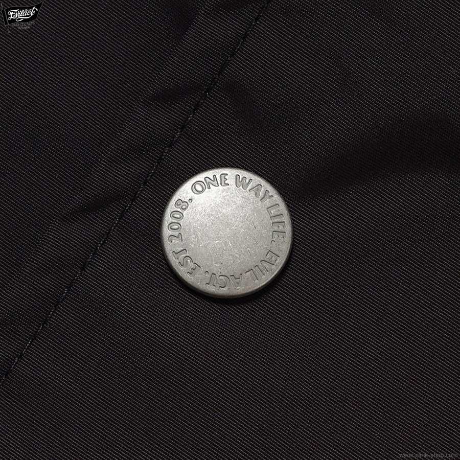 EVILACT CROSS BONE WIND BREAKER (BLACK) [EA25-ACT2-J02]