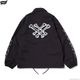 EVILACT CROSS BONE WIND BREAKER (BLACK) [EA25-ACT2-J02]
