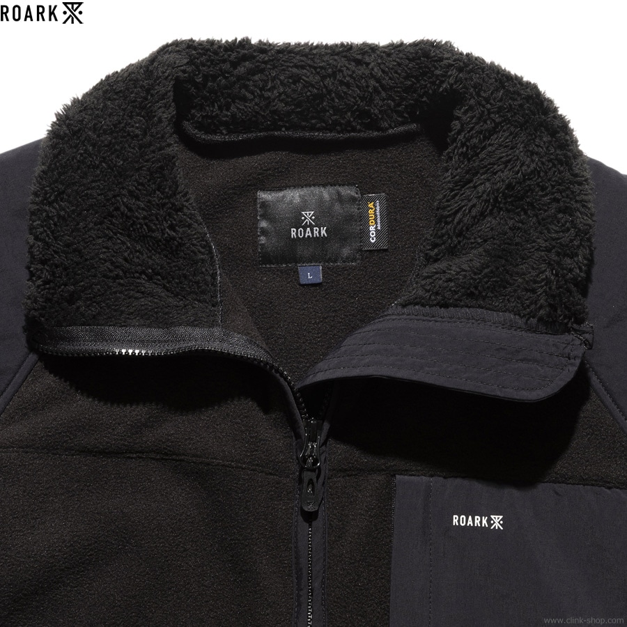 ROARK REVIVAL GEN3 FLEECE S/C JACKET 2.0 (BLACK)