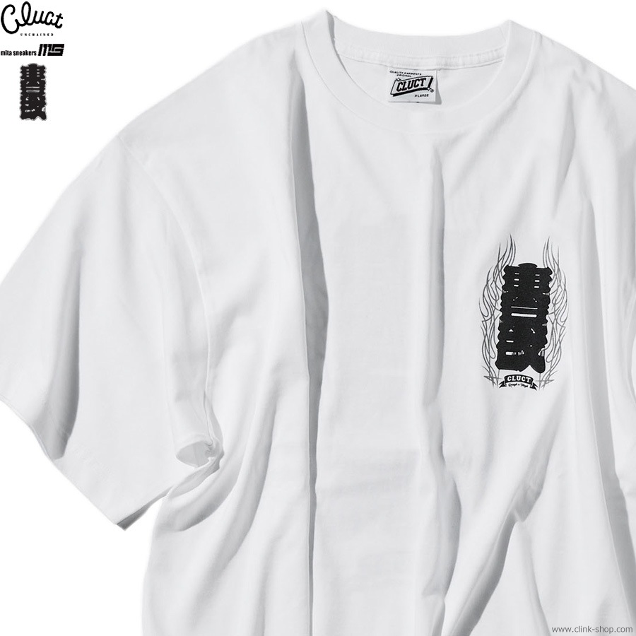 CLUCT �� mita sneakers �� ����� [S/S TEE] (WHITE) 05161