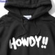 Howdy Paint Logo Hoody (BLACK) [HWD2003-SW02]