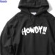 Howdy Paint Logo Hoody (BLACK) [HWD2003-SW02]