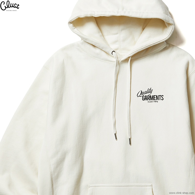 CLUCT QUALITY GARMENTS [HOODIE] (BONE) #04316