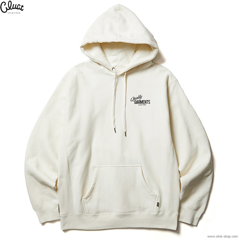 CLUCT QUALITY GARMENTS [HOODIE] (BONE) #04316