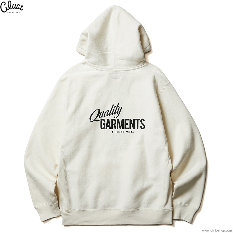 CLUCT QUALITY GARMENTS [HOODIE] (BONE) #04316