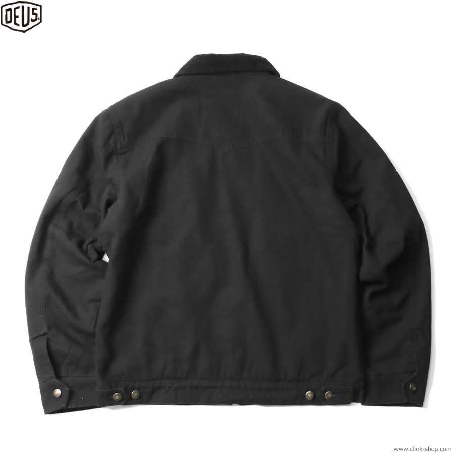 SALE 10OFF DEUS EX MACHINA HAWK CANVAS JACKET (BLACK)