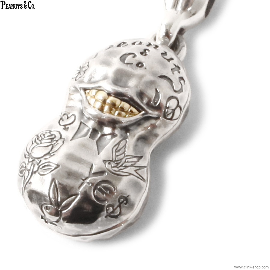 PEANUTS & CO. LARGE NORMAL TATOO PEANUTS SLIDE-TYPE (SILVER��K10YGOLD)