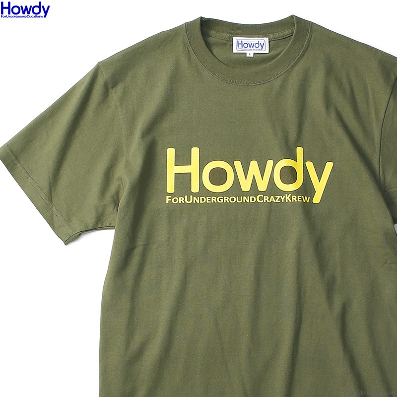 Howdy Logo Tee 2 (OLIVE) [HWD2101-TE01]