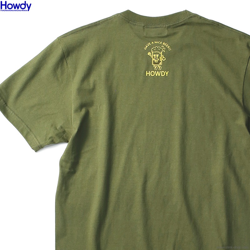 Howdy Logo Tee 2 (OLIVE) [HWD2101-TE01]