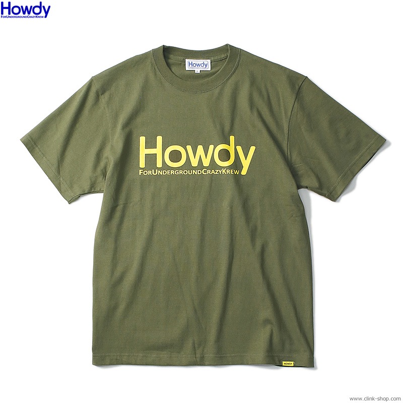 Howdy Logo Tee 2 (OLIVE) [HWD2101-TE01]