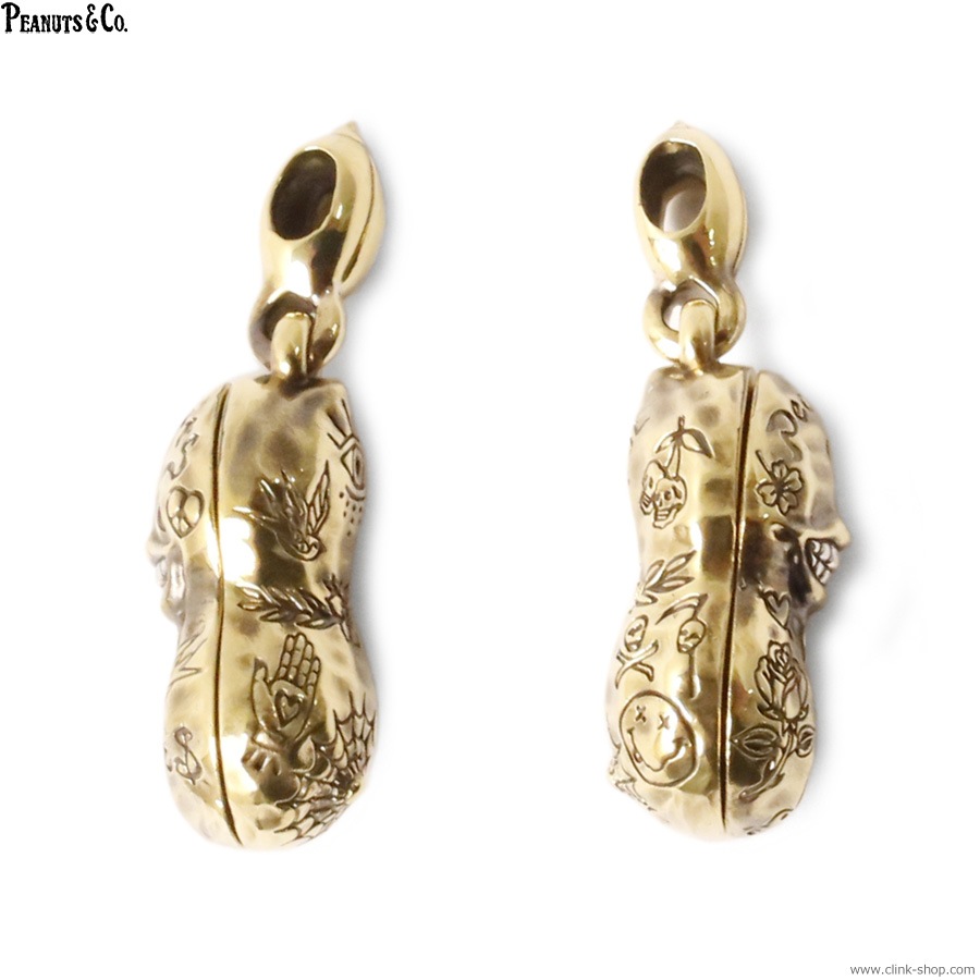 PEANUTS & CO. LARGE NORMAL TATOO PEANUTS SLIDE-TYPE (BRASS��SILVER)