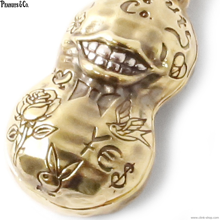 PEANUTS & CO. LARGE NORMAL TATOO PEANUTS SLIDE-TYPE (BRASS��SILVER)