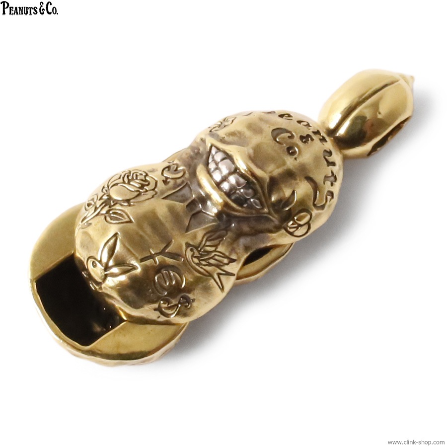 PEANUTS & CO. LARGE NORMAL TATOO PEANUTS SLIDE-TYPE (BRASS��SILVER)
