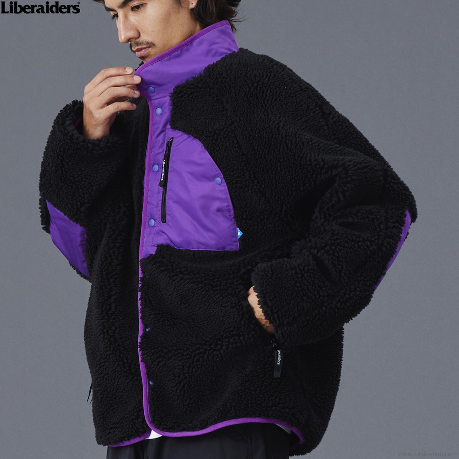 CLINK｜SALE 30％OFF LIBERAIDERS RETRO PILE FLEECE JACKET (BLACK