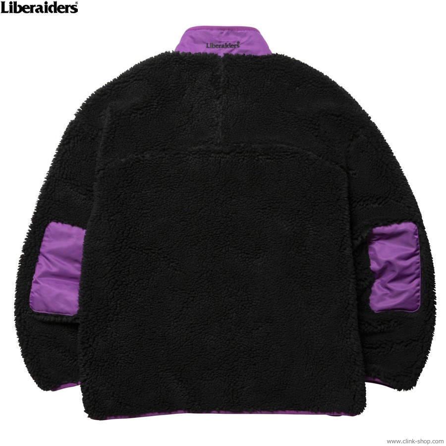 SALE 30��OFF LIBERAIDERS RETRO PILE FLEECE JACKET (BLACK) #77008