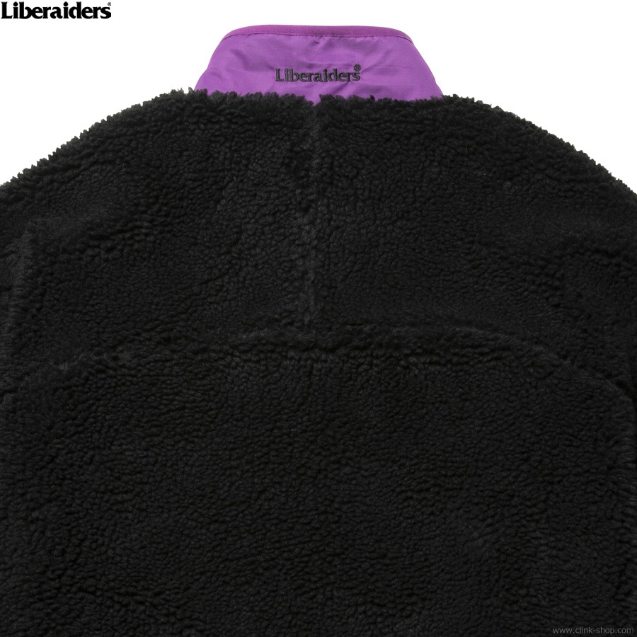 SALE 30��OFF LIBERAIDERS RETRO PILE FLEECE JACKET (BLACK) #77008