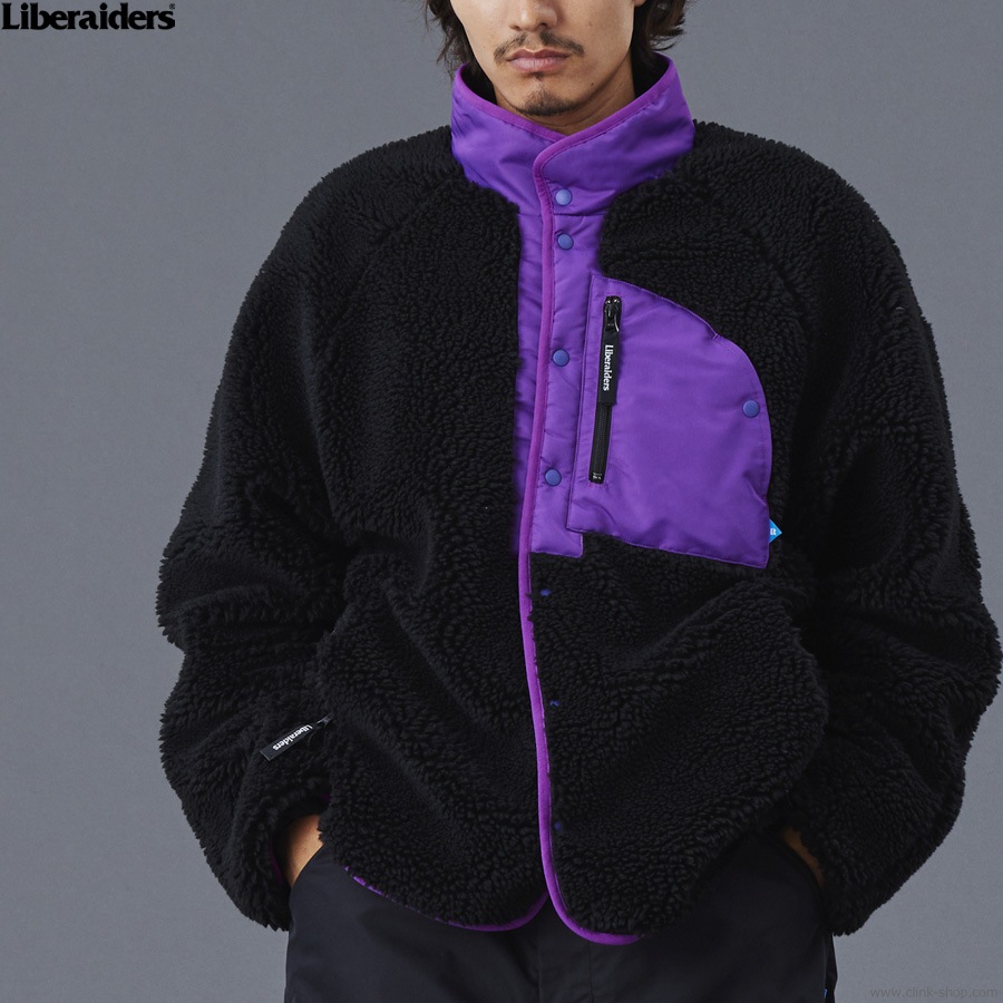 CLINK｜SALE 30％OFF LIBERAIDERS RETRO PILE FLEECE JACKET (BLACK