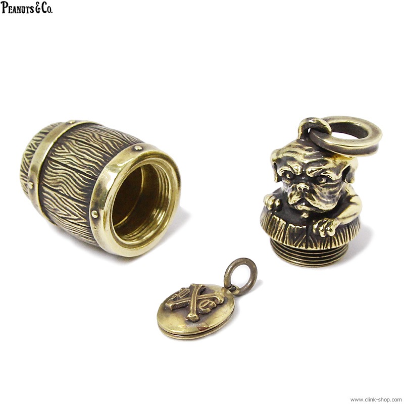 PEANUTS & CO. BULL BOTTLE (BRASS)