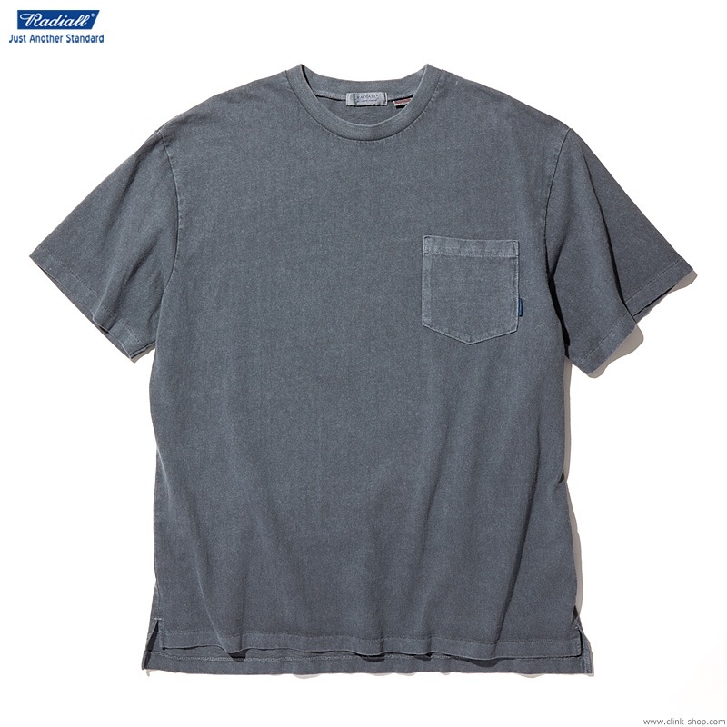 RADIALL EL CAMINO - CREW NECK POCKET T-SHIRT S/S (INK BLACK)
