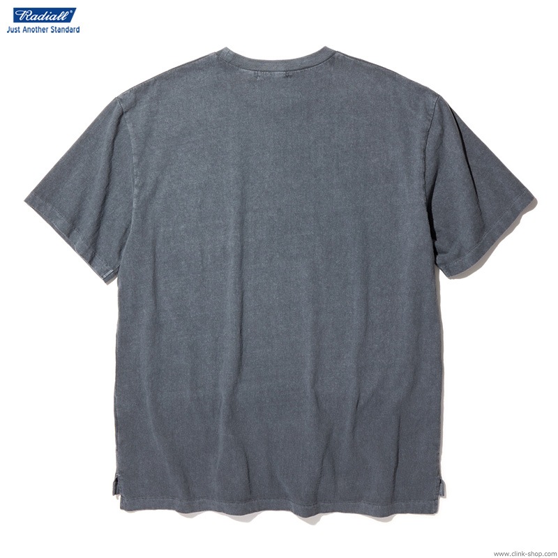 RADIALL EL CAMINO - CREW NECK POCKET T-SHIRT S/S (INK BLACK)