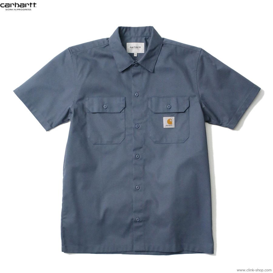 CARHARTT WIP S/S MASTER SHIRT (STORM BLUE)