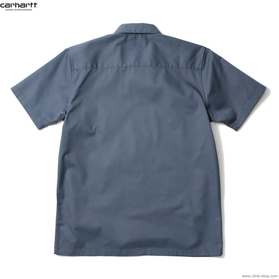 CARHARTT WIP S/S MASTER SHIRT (STORM BLUE)