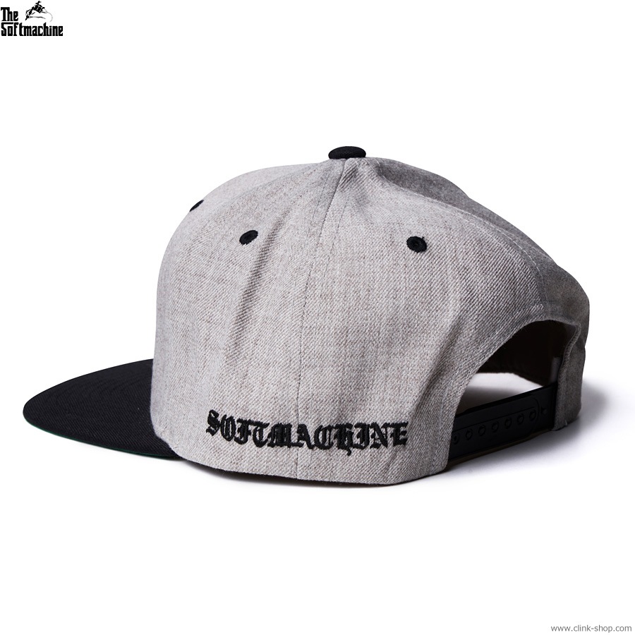 SOFTMACHINE SLUGGER 2TONE CAP (GRAY)