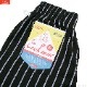 COOKMAN CHEF PANTS STRIPE BLACK